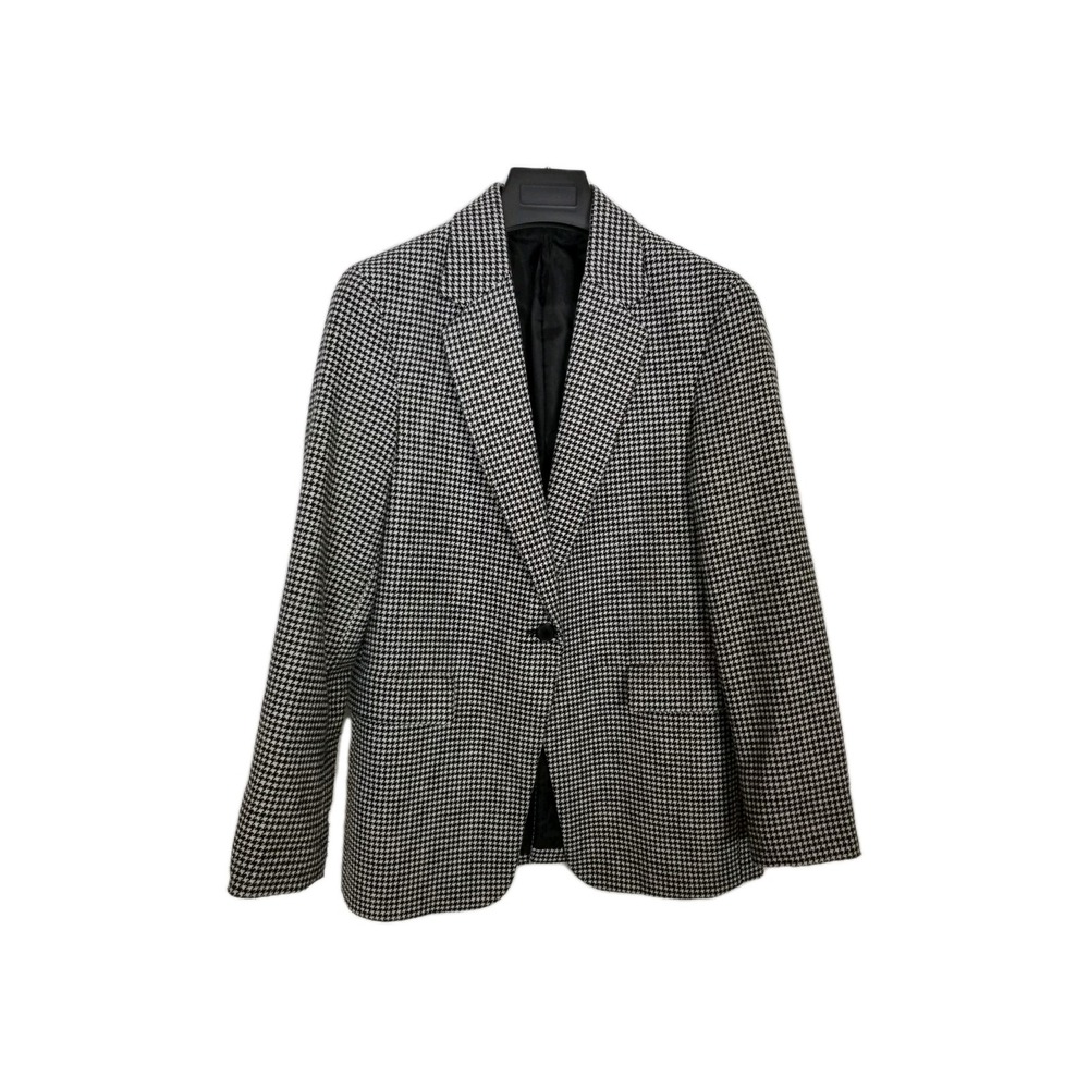 Uniqlo Women Pied De Poule Women Jacket Sz S Houndstooth Blazer Classic